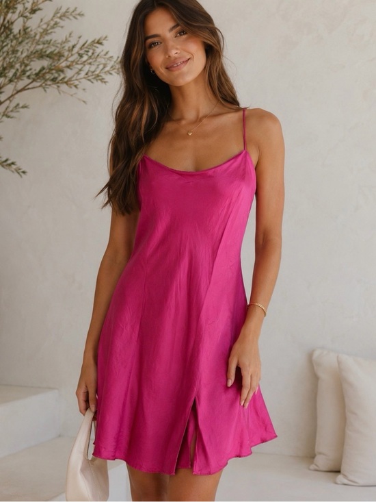 Victoria's Secret Dresses & Skirts - Vintage Victoria's Secret Silk Satin Slip Dress M Coquette Romantic Valentines
